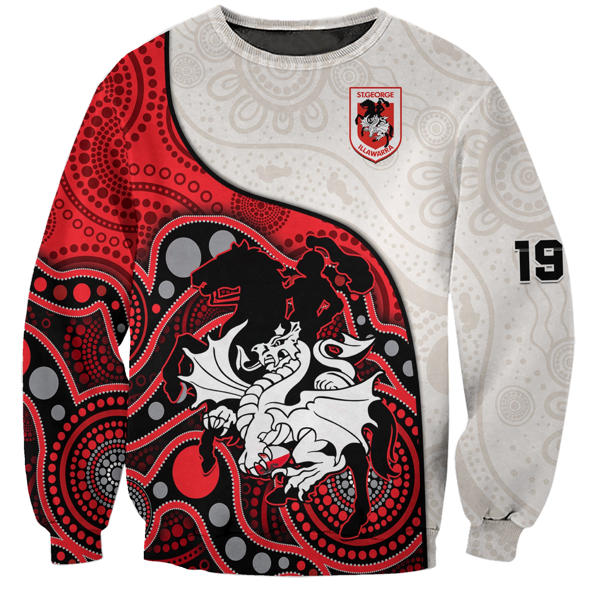 custom-text-and-number-dragons-rugby-sweatshirt-st-george-illawarra-1998-indigenous-art