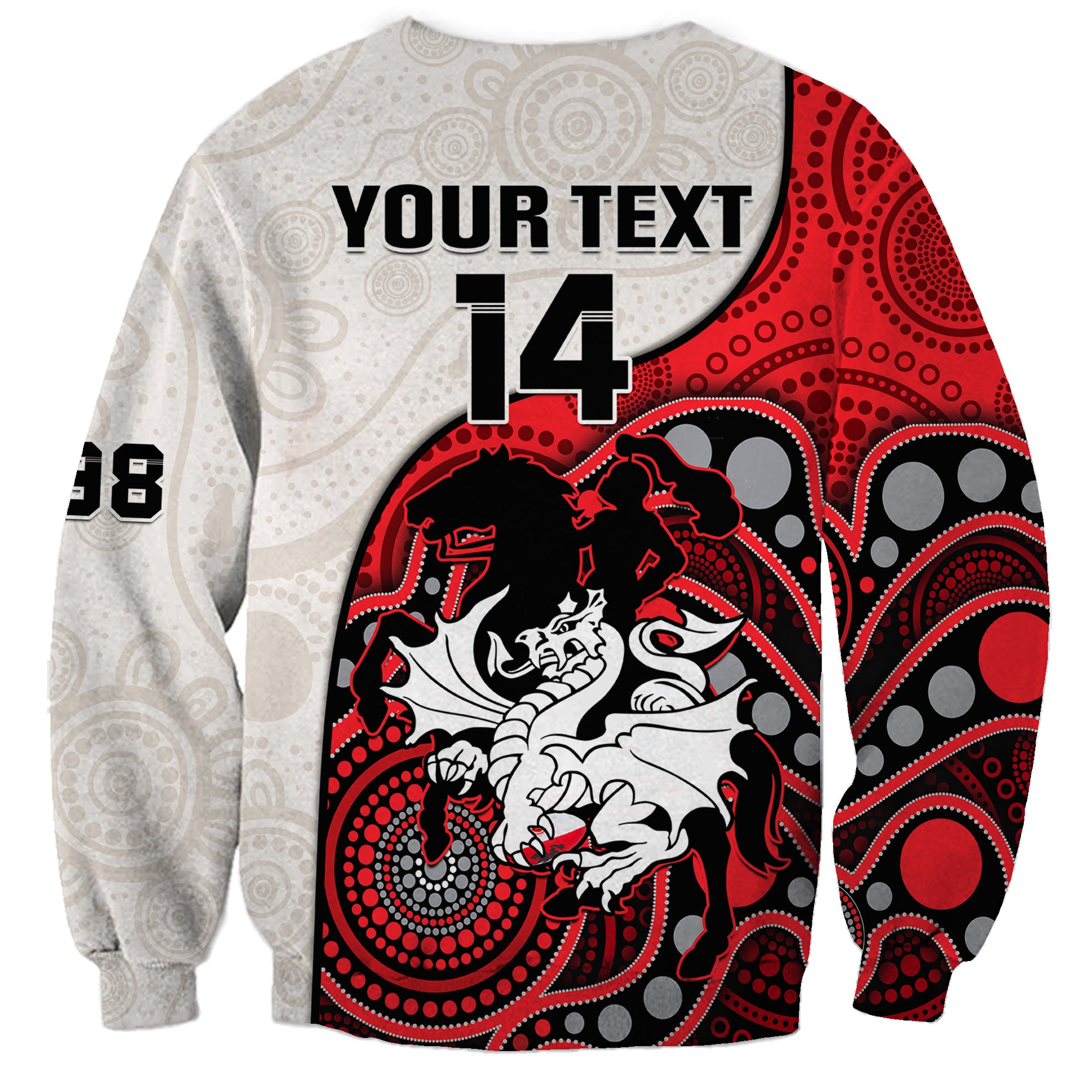 custom-text-and-number-dragons-rugby-sweatshirt-st-george-illawarra-1998-indigenous-art