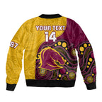 custom-text-and-number-broncos-rugby-bomber-jacket-brisbane-1987-indigenous-art