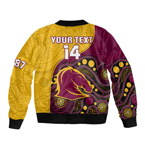custom-text-and-number-broncos-rugby-bomber-jacket-brisbane-1987-indigenous-art