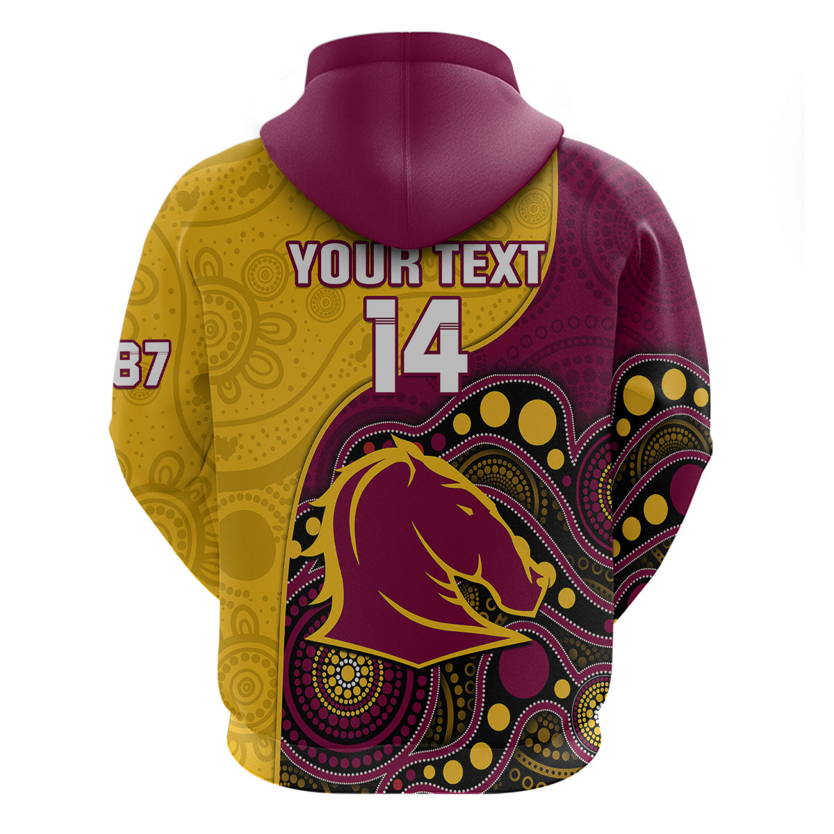 custom-text-and-number-broncos-rugby-hoodie-brisbane-1987-indigenous-art