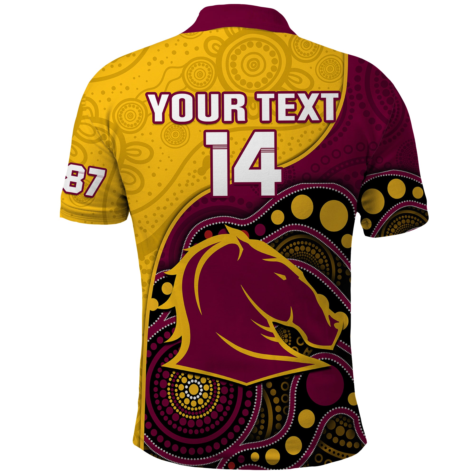 custom-text-and-number-broncos-rugby-polo-shirt-brisbane-1987-indigenous-art