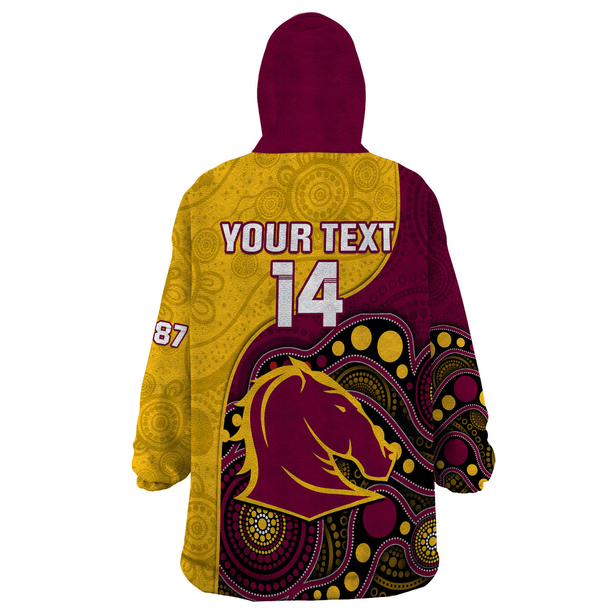 custom-text-and-number-broncos-rugby-wearable-blanket-hoodie-brisbane-1987-indigenous-art
