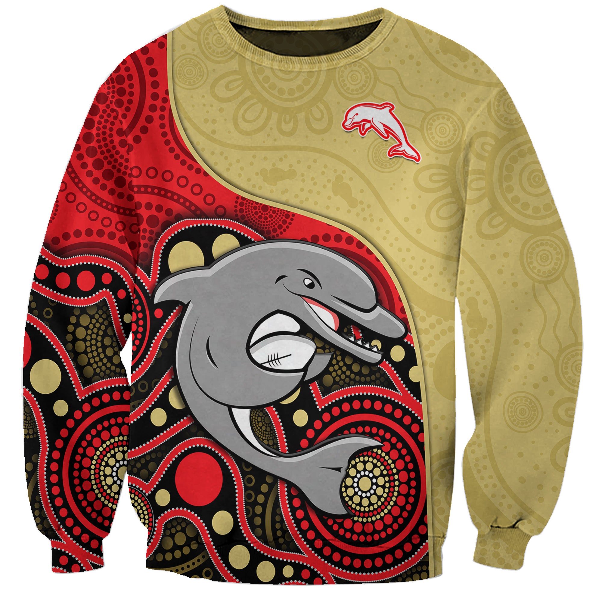 custom-text-and-number-dolphins-rugby-sweatshirt-phins-up-indigenous-art