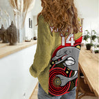 custom-text-and-number-dolphins-rugby-women-casual-shirt-phins-up-indigenous-art