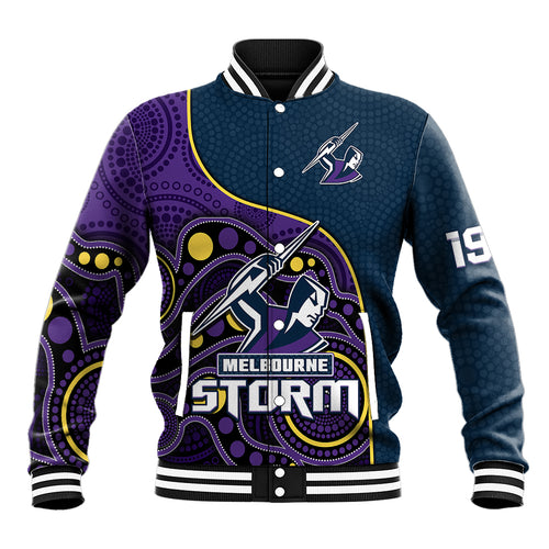 custom-text-and-number-storm-rugby-baseball-jacket-est-1997-indigenous-art