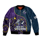 custom-text-and-number-storm-rugby-bomber-jacket-est-1997-indigenous-art