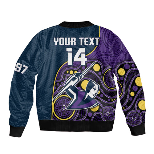 custom-text-and-number-storm-rugby-bomber-jacket-est-1997-indigenous-art