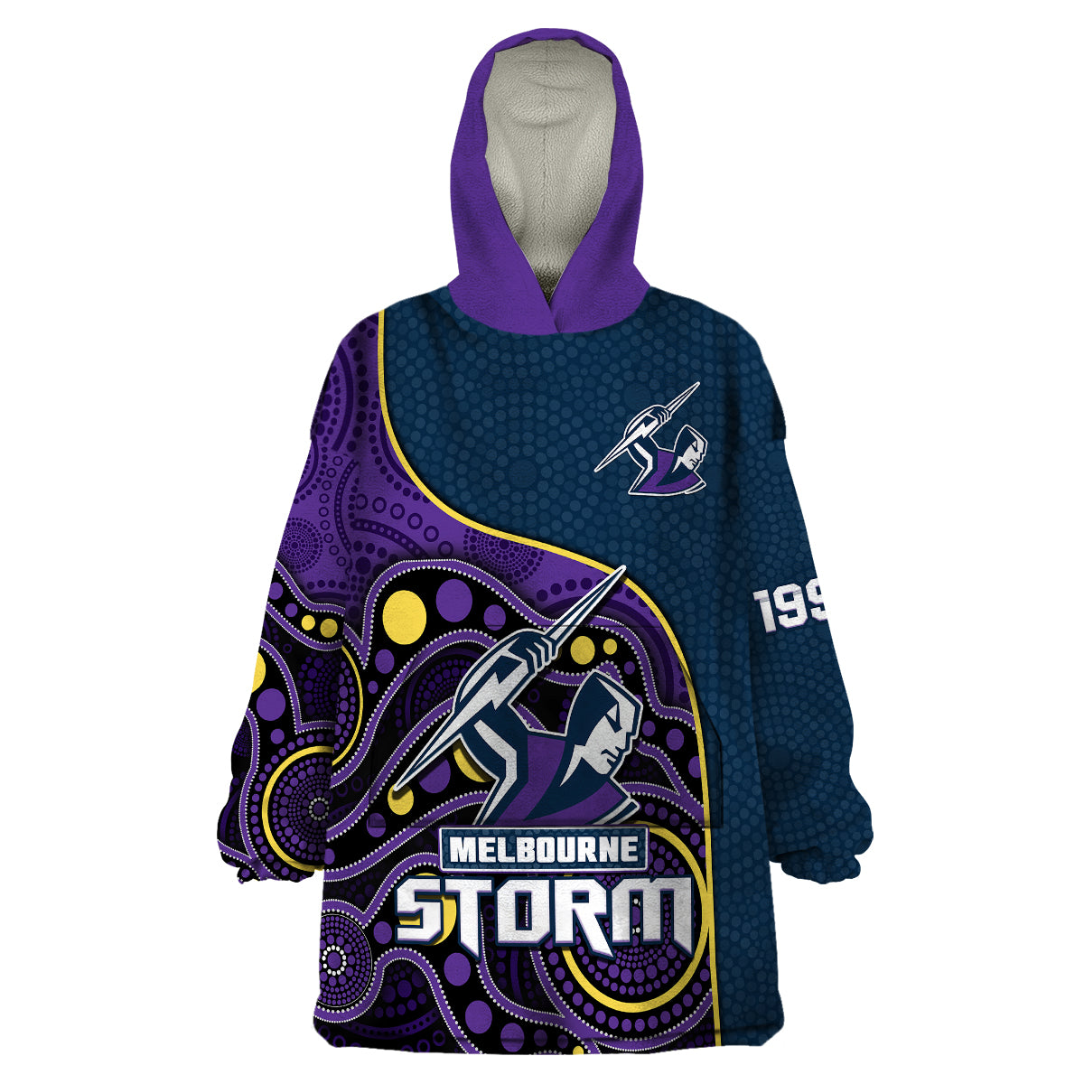 custom-text-and-number-storm-rugby-wearable-blanket-hoodie-est-1997-indigenous-art