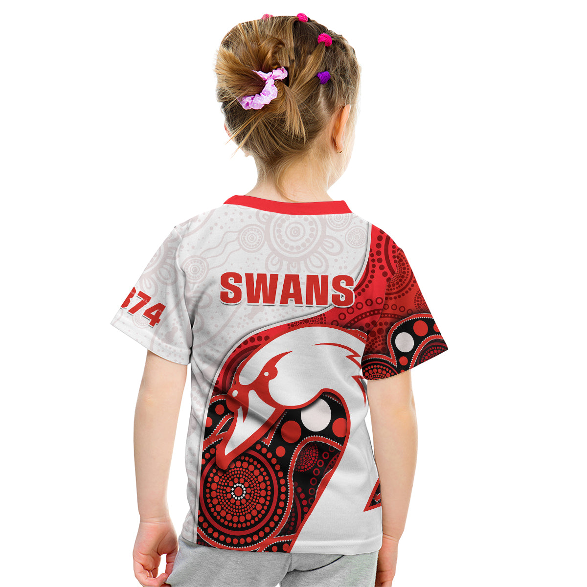 swans-football-kid-t-shirt-go-swannies-indigenous-art