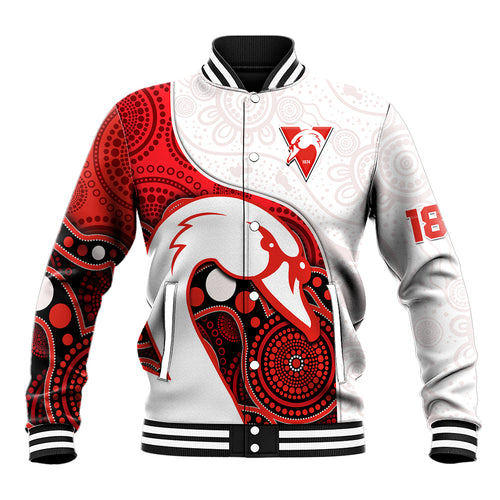 custom-text-and-number-swans-football-baseball-jacket-go-swannies-indigenous-art