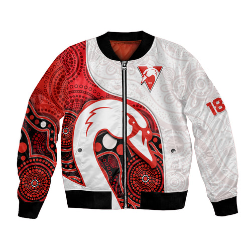 custom-text-and-number-swans-football-bomber-jacket-go-swannies-indigenous-art