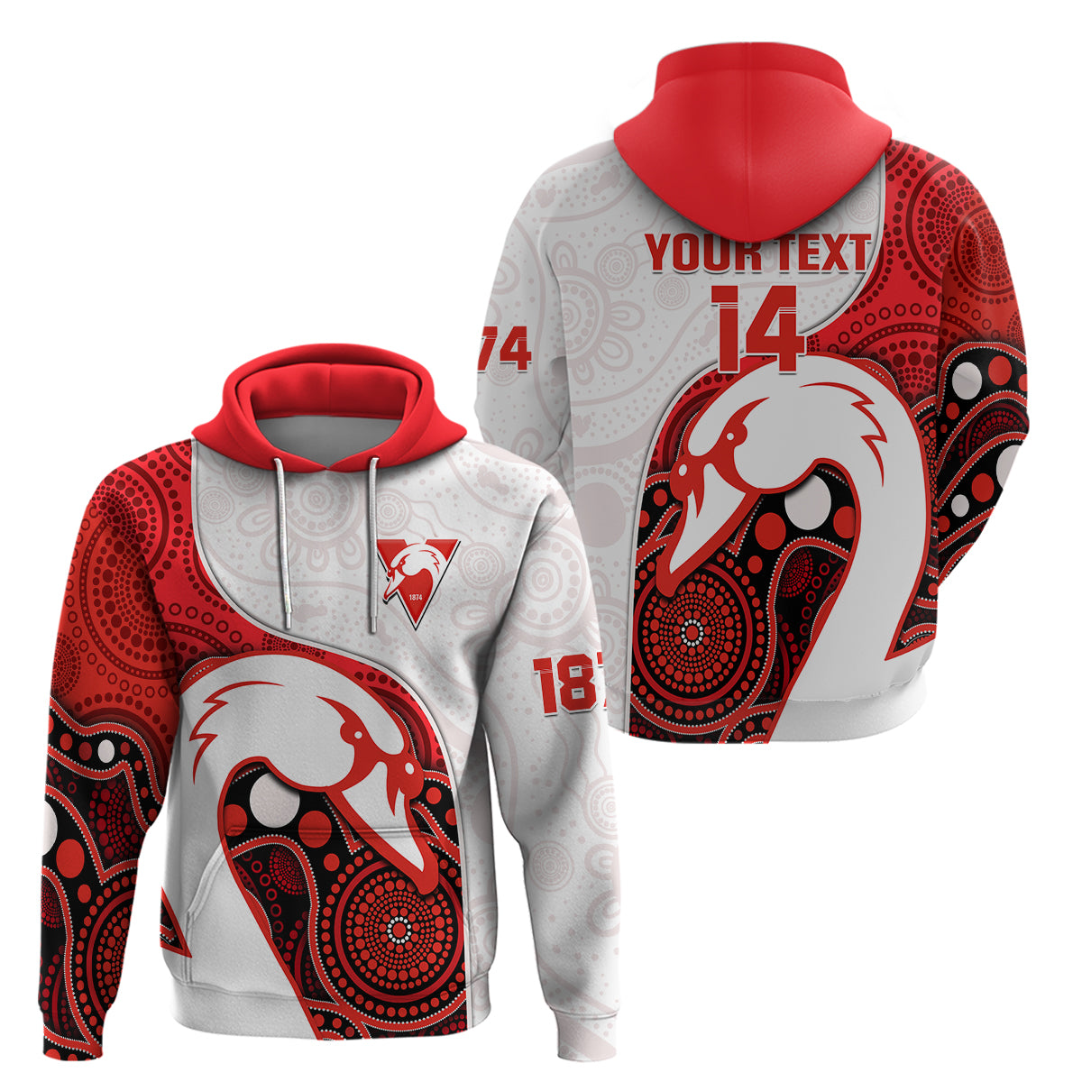 custom-text-and-number-swans-football-hoodie-go-swannies-indigenous-art