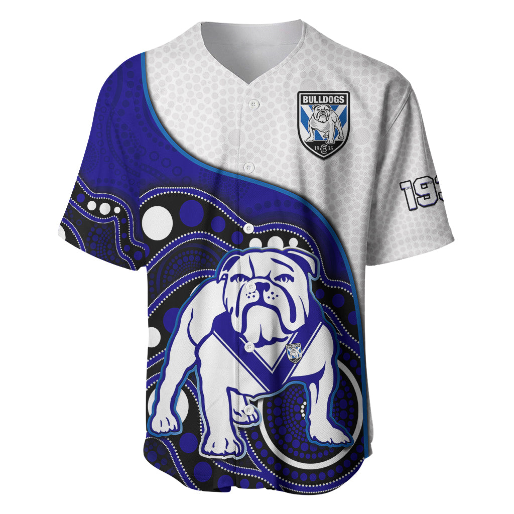 custom-text-and-number-bulldogs-rugby-baseball-jersey-go-doggies-indigenous-art