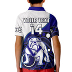 custom-text-and-number-bulldogs-rugby-kid-polo-shirt-go-doggies-indigenous-art