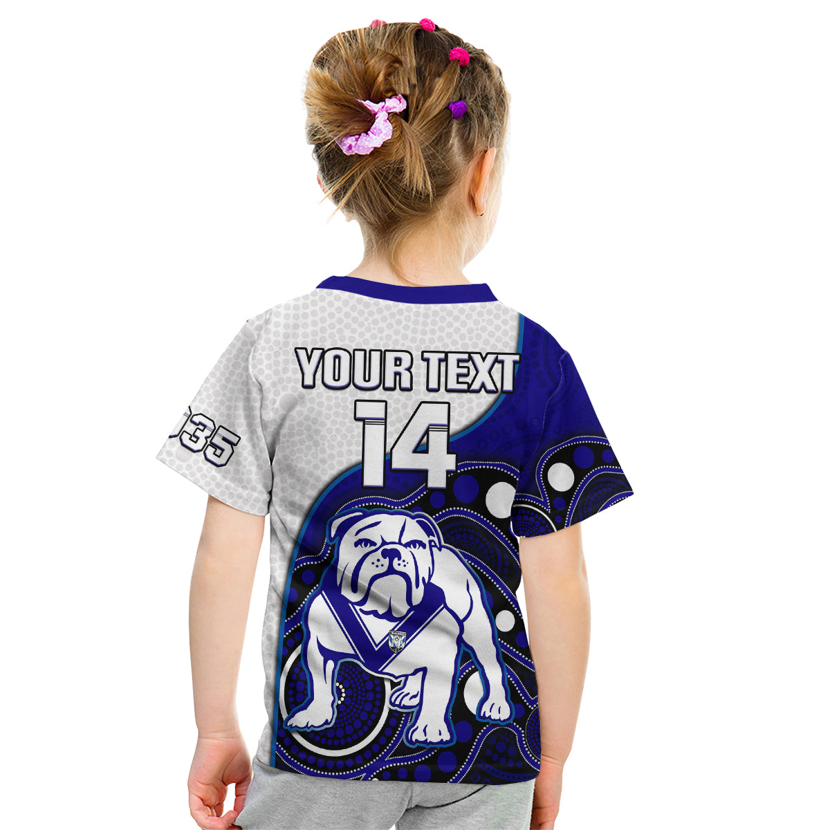 custom-text-and-number-bulldogs-rugby-kid-t-shirt-go-doggies-indigenous-art