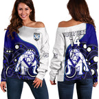 custom-text-and-number-bulldogs-rugby-off-shoulder-sweater-go-doggies-indigenous-art
