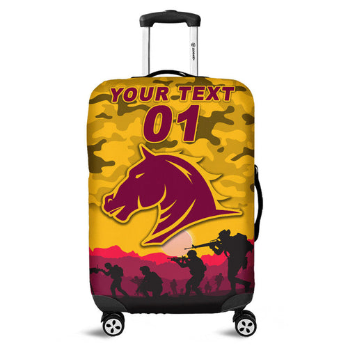 custom-personalised-brisbane-broncos-anzac-2022-luggage-cover-simple-style-gold