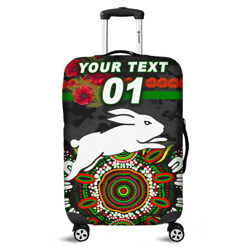custom-personalised-south-sydney-rabbitohs-anzac-2022-luggage-cover-indigenous-vibes-black