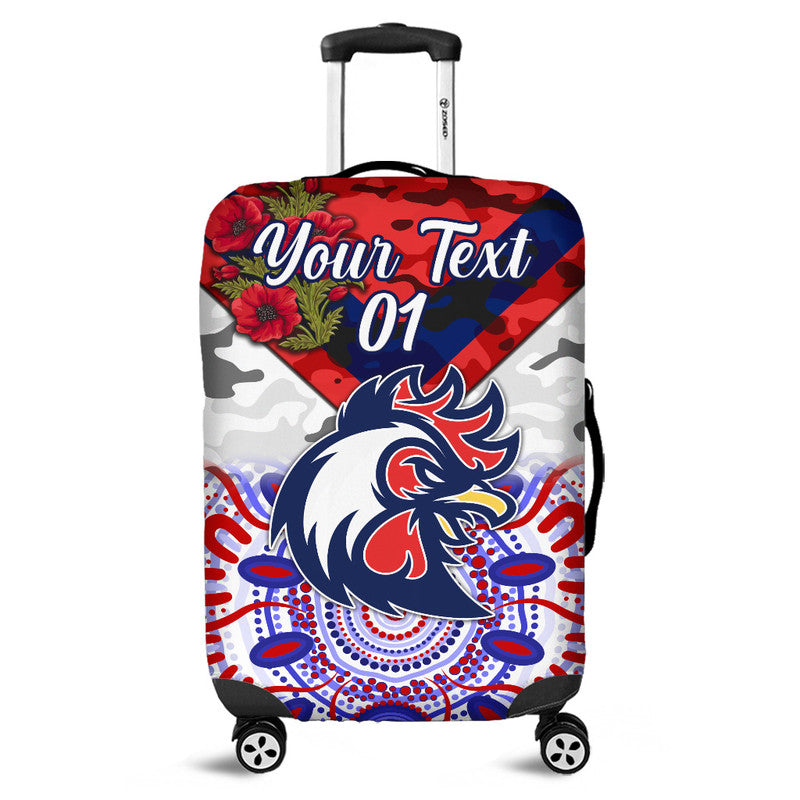 custom-personalised-sydney-roosters-anzac-2022-luggage-cover-indigenous-vibes-white