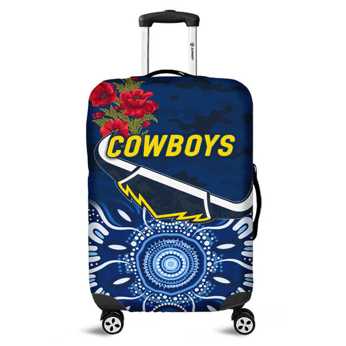north-queensland-cowboys-anzac-2022-luggage-cover-indigenous-vibes-blue