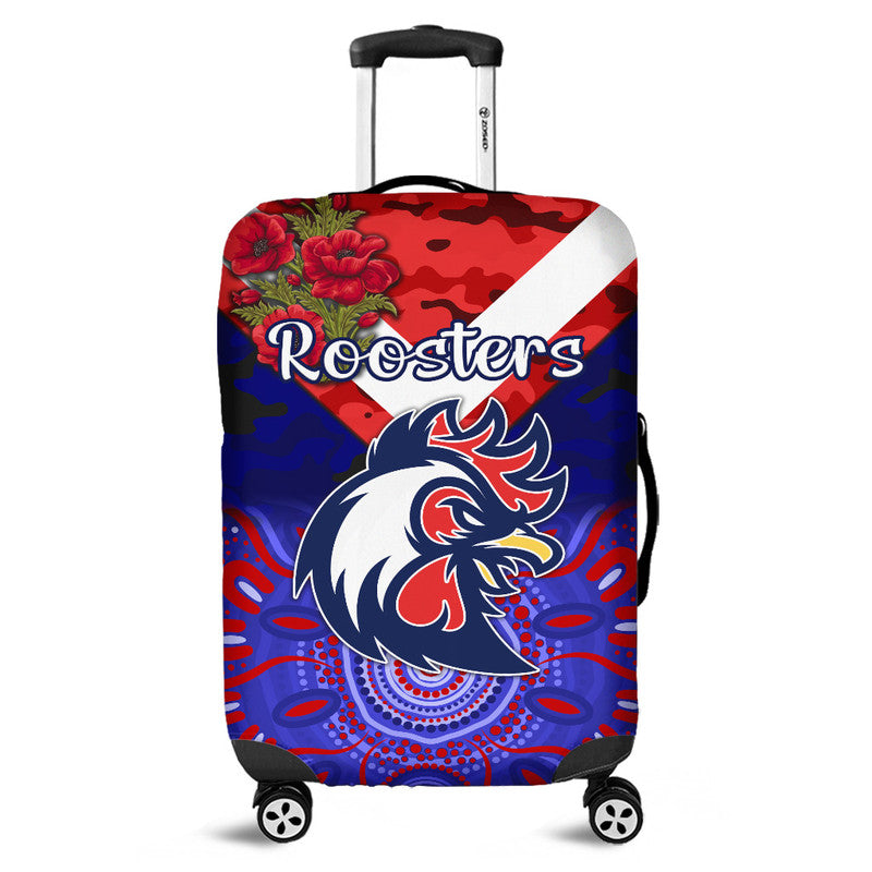sydney-roosters-anzac-2022-luggage-cover-indigenous-vibes-blue