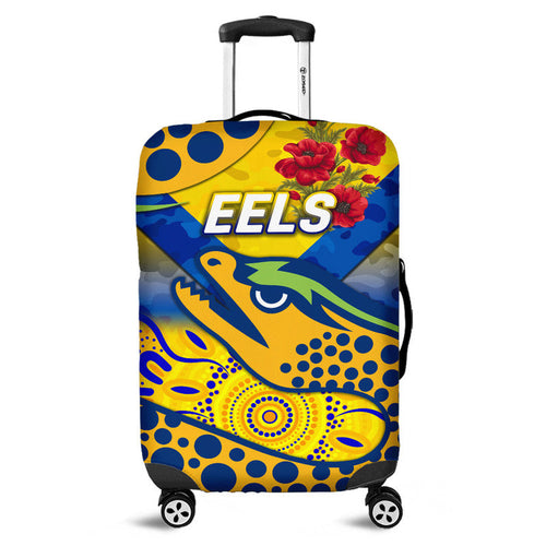 parramatta-eels-anzac-2022-luggage-cover-indigenous-vibes-gold