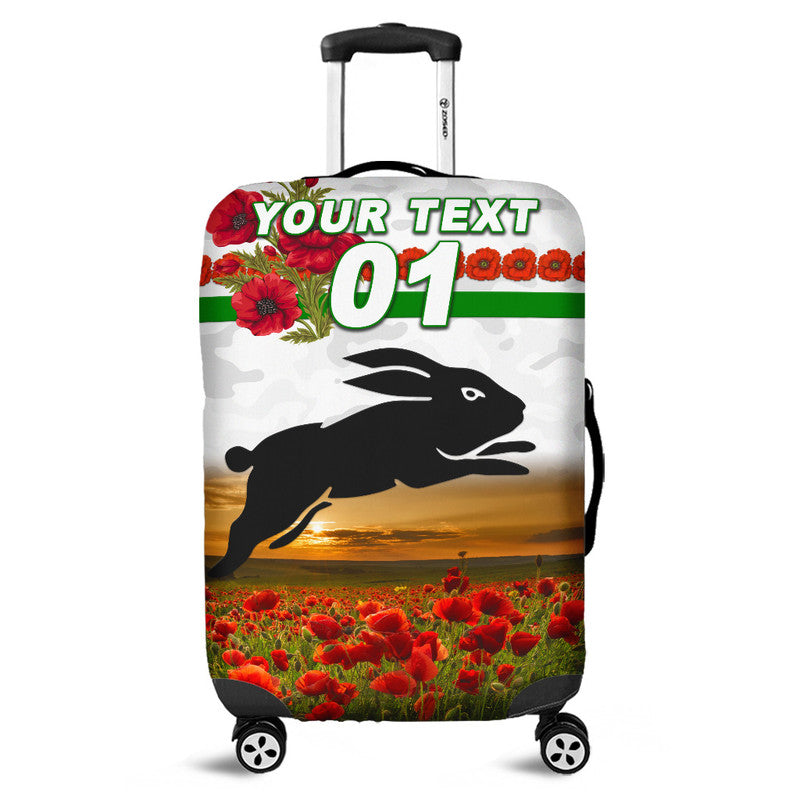 custom-personalised-south-sydney-rabbitohs-anzac-2022-luggage-cover-poppy-flowers-vibes-white