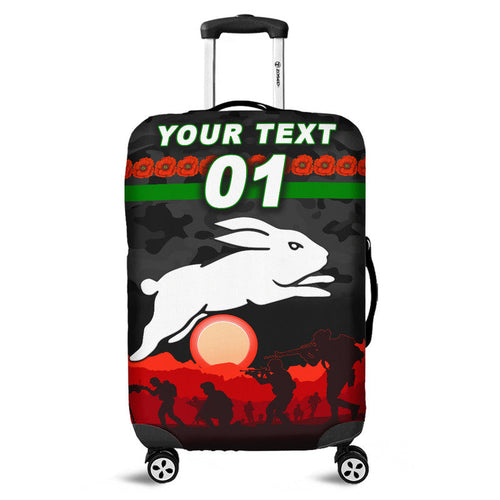 custom-personalised-south-sydney-rabbitohs-anzac-2022-luggage-cover-simple-style-black