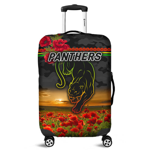 penrith-panthers-anzac-2022-luggage-cover-poppy-flowers-vibes-black