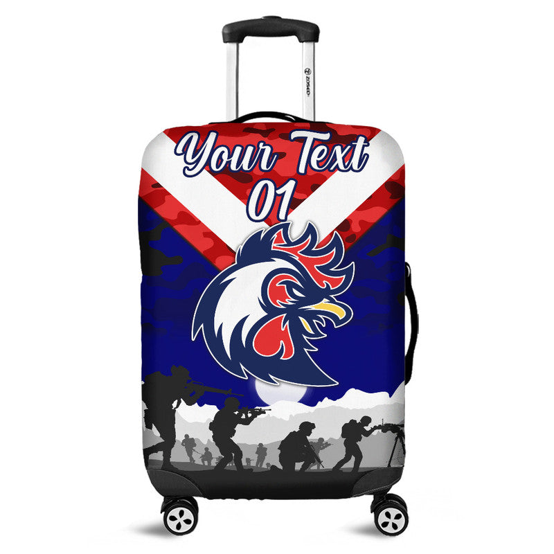 custom-personalised-sydney-roosters-anzac-2022-luggage-cover-simple-style-blue