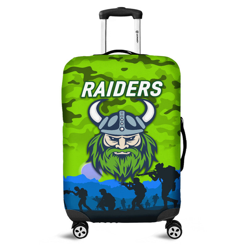 canberra-raiders-anzac-2022-luggage-cover-simple-style