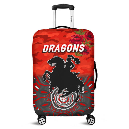 st-george-illawarra-dragons-anzac-2022-luggage-cover-indigenous-vibes-red