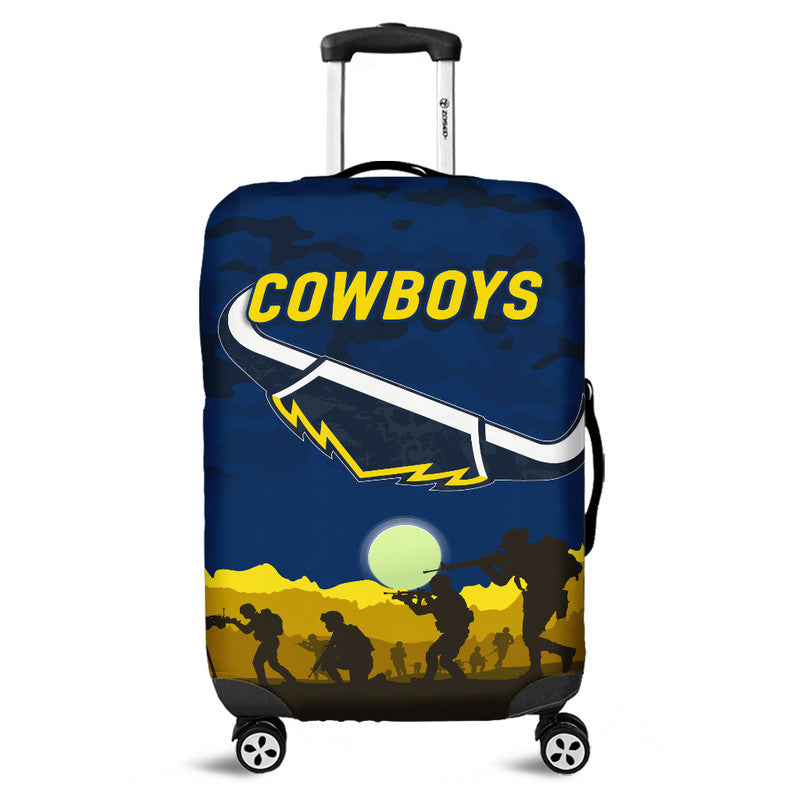 north-queensland-cowboys-anzac-2022-luggage-cover-simple-style-blue