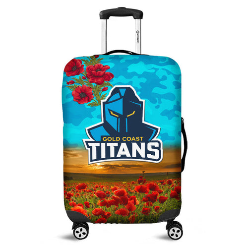 gold-coast-titans-anzac-2022-luggage-cover-poppy-flowers-vibes
