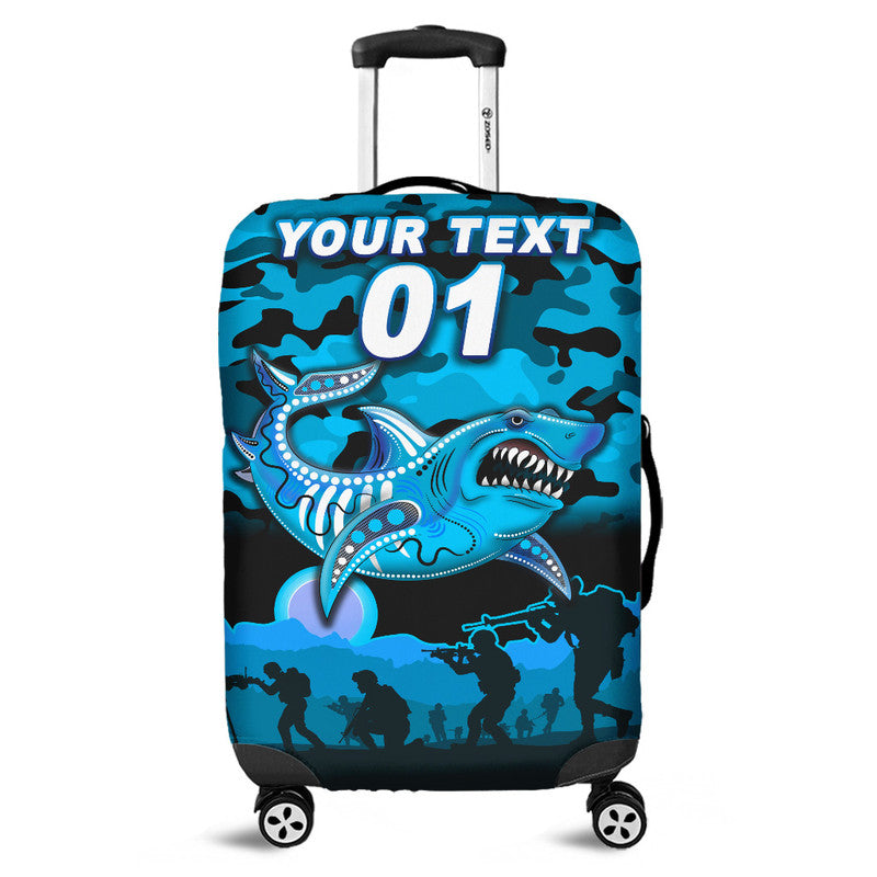 custom-personalised-cronulla-sutherland-sharks-anzac-2022-luggage-cover-simple-style-black
