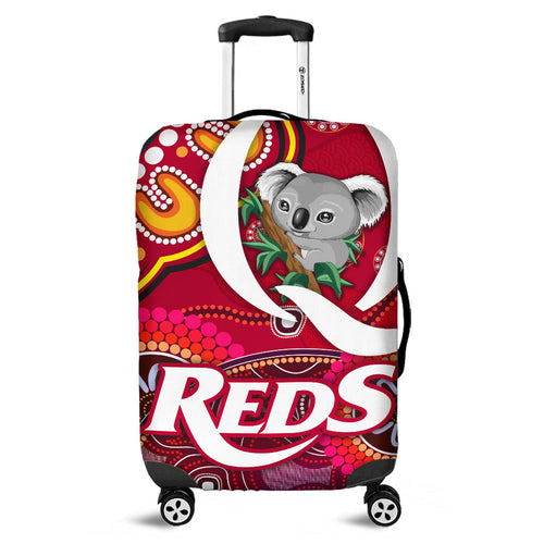 queensland-reds-aboriginal-luggage-cover-koala-indigenous-vibes
