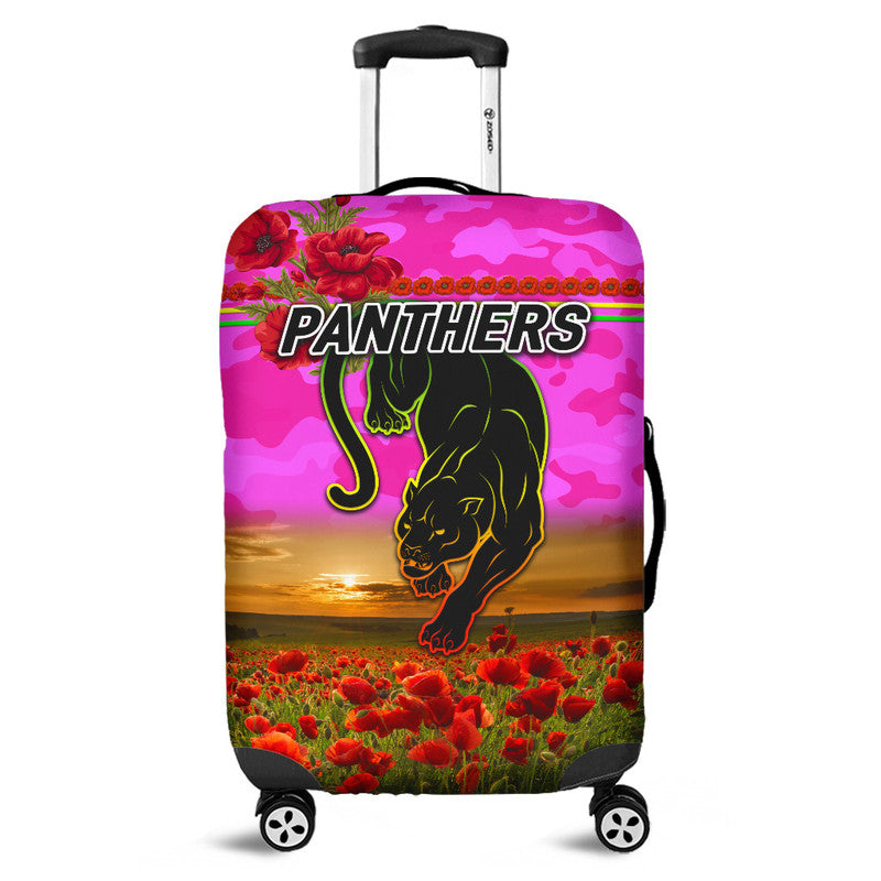 penrith-panthers-anzac-2022-luggage-cover-poppy-flowers-vibes-pink