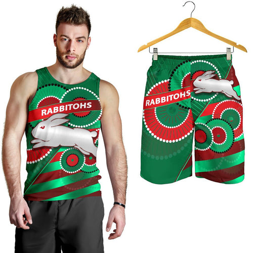 combo-men-tank-top-and-men-short-rabbitohs-indigenous-bravery