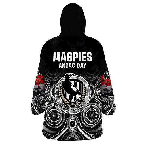 magpies-anzac-2022-collingwood-football-aboriginal-poppy-flowers-wearable-blanket-hoodie