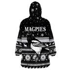 magpies-christmas-indigenous-collingwood-football-wearable-blanket-hoodie