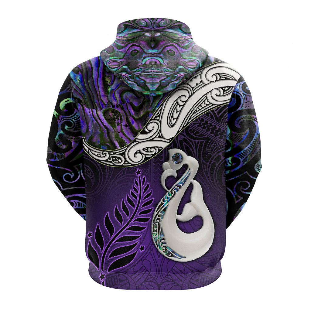 new-zealand-maori-hoodie-manaia-paua-shell-glitter-purple