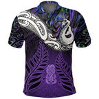 new-zealand-maori-polo-shirt-manaia-paua-shell-glitter-purple