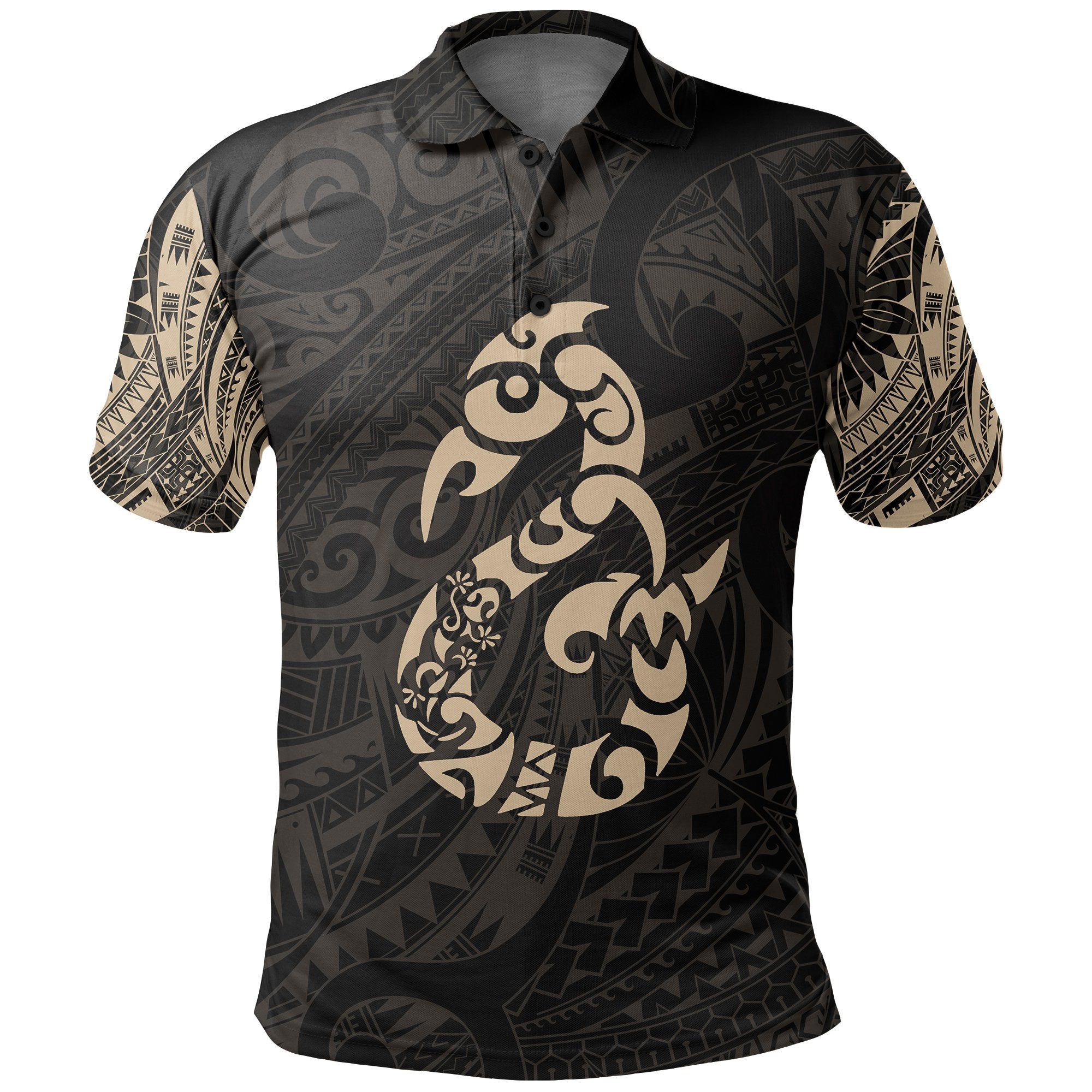 manaia-maori-tattoo-polo-shirt-gold
