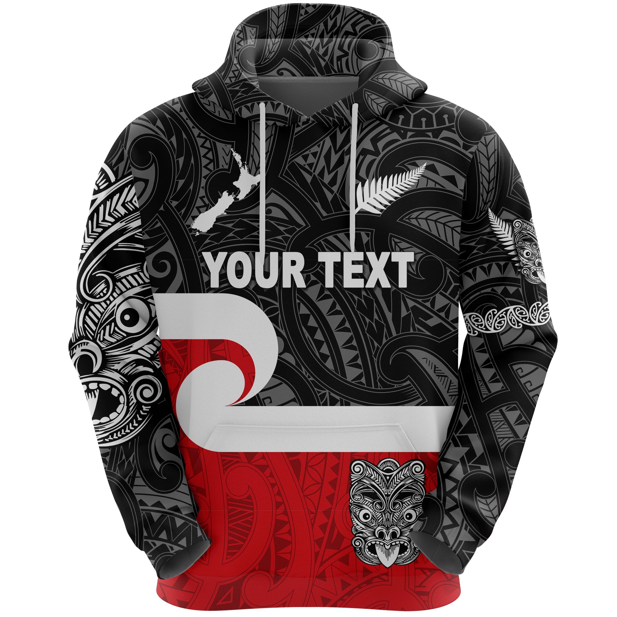 custom-personalised-maori-aotearoa-haka-hoodie-new-zealand-simple