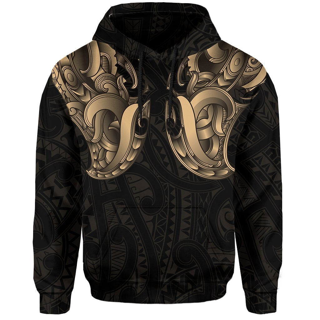 maori-ta-moko-hoodie-new-zealand-gold