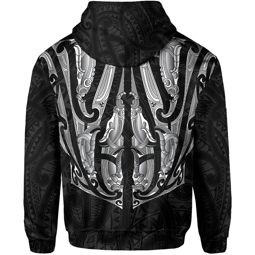 maori-ta-moko-hoodie-new-zealand-white