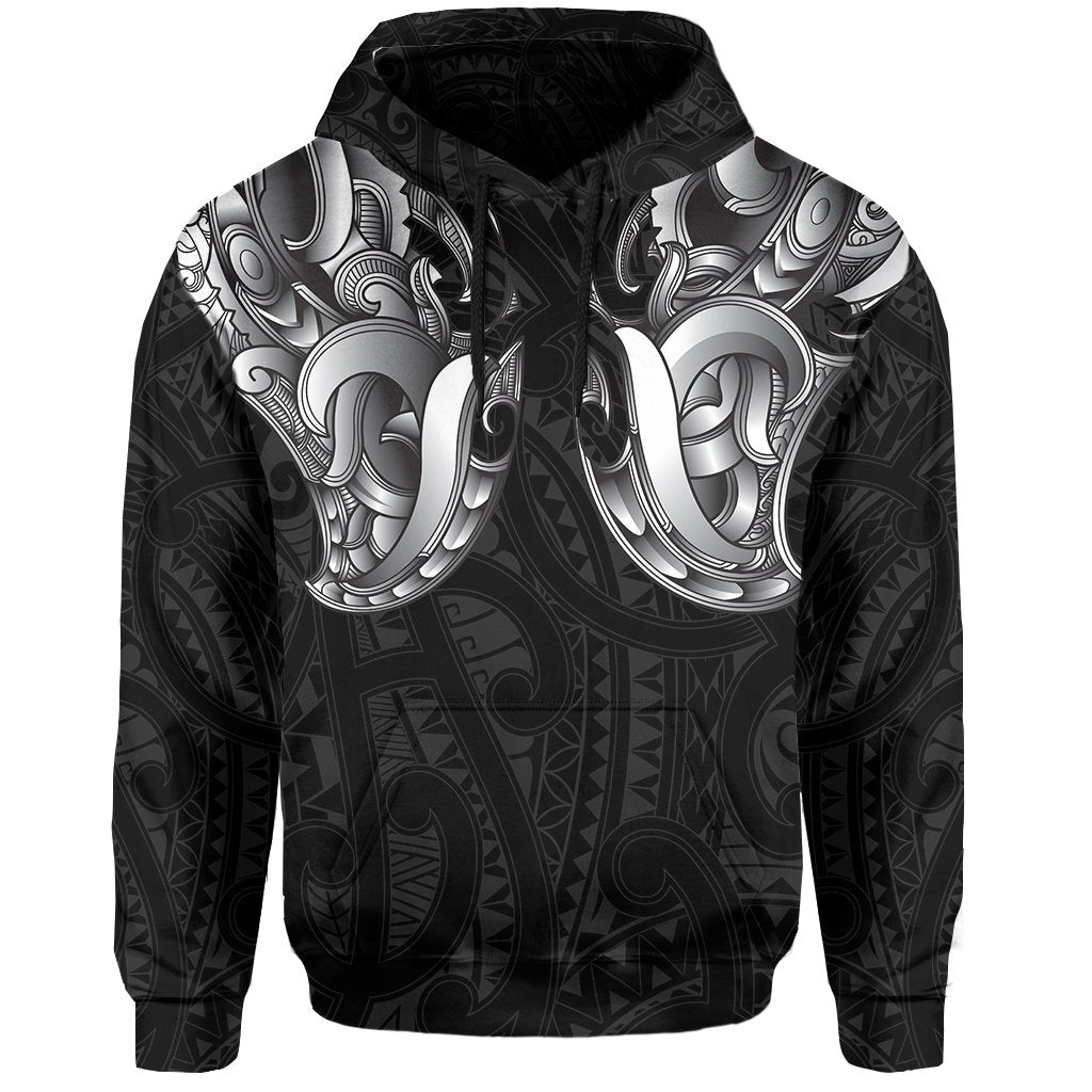 maori-ta-moko-hoodie-new-zealand-white