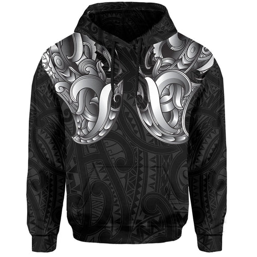 maori-ta-moko-hoodie-new-zealand-white