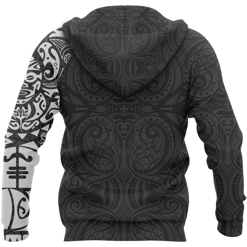 maori-tangaroa-tattoo-new-zealand-custom-hoodie-white